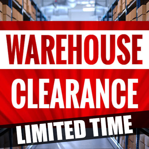 Warehouse Clearance SALES EVENT - NEW, 25-70% SAVINGS!