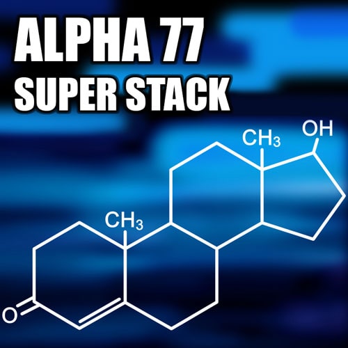ALPHA 77 SUPER STACK: Superlative 77% Testosterone Increases