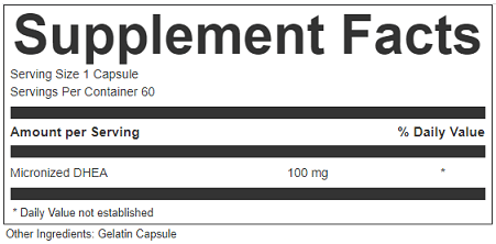 DHEA 100 supplement